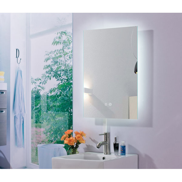 Orren Ellis Mannheim Lighted Bathroom / Vanity Mirror & Reviews Wayfair